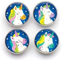 Baker Ross Pelotas de goma de unicornios de colores con purpurina para niños - Perfectos para bolsas sorpresa de fiestas…